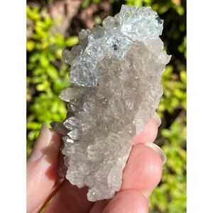 Fluorite on Smoky Quartz